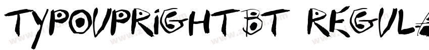TypoUprightBT Regula字体转换